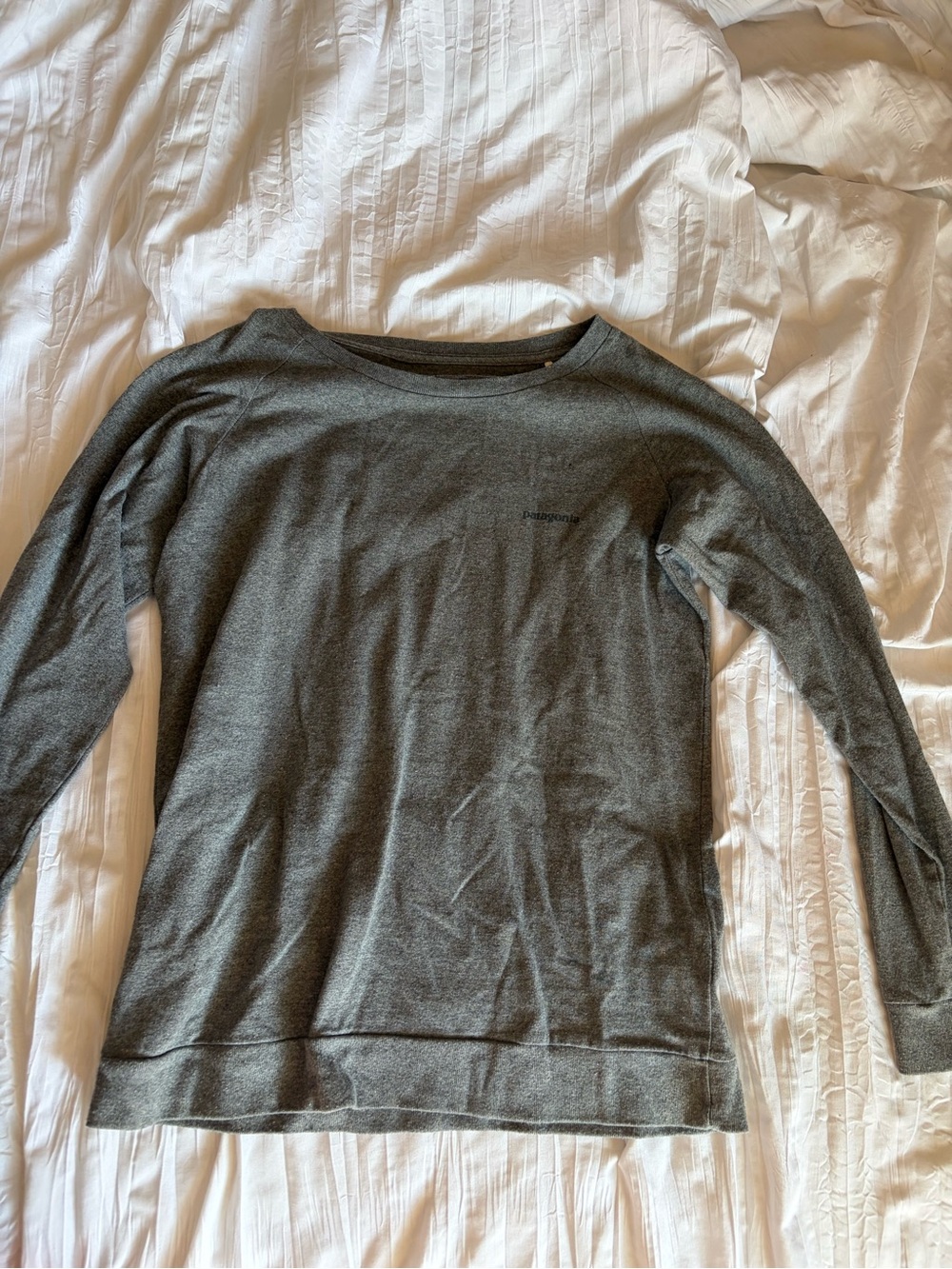 Patagonia Heather Gray Crewneck Tee